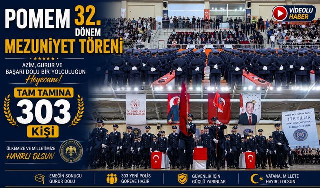 303 POLİSLİK ÖĞRENCİSİ YEMİN ETTİ