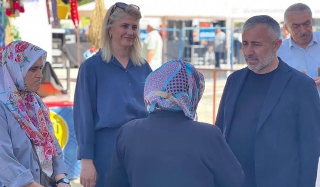 BAŞKAN YILDIRIM, GÖLPAZARI'NDA VATANDAŞLAR İLE BULUŞTU