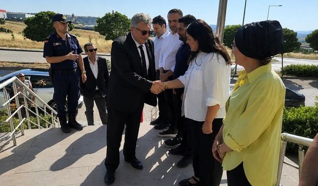 KAYMAKAM HELVACI, OSB BÖLGESİNDE İNCELEMEDE BULUNDU