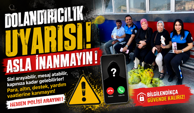 BİLECİK'TE DOLANDIRICILIK UYARISI
