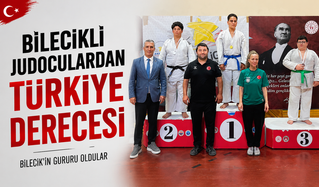 BİLECİKLİ JUDOCULARDAN TÜRKİYE DERECESİ