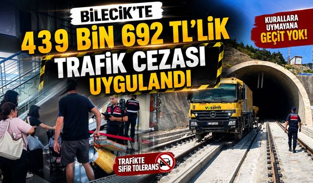 439 BİN 692 TL'LİK TRAFİK CEZASI UYGULANDI