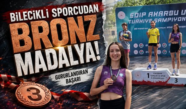 BİLECİKLİ SPORCUDAN BRONZ MADALYA