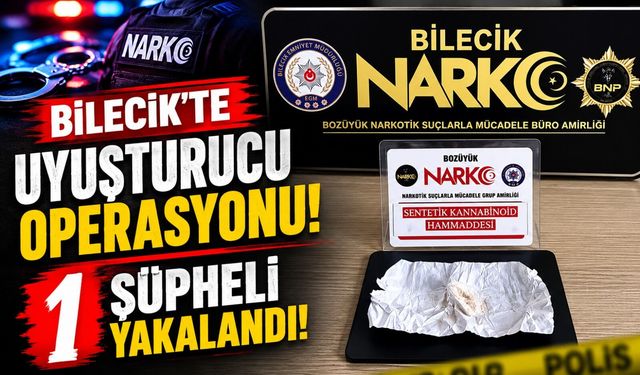 UYUŞTURUCU OPERASYONU: 1 ŞÜPHELİ YAKALANDI