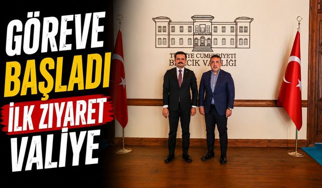 GÖLPAZARI KAYMAKAMI ONUR TİTİZ GÖREVE BAŞLADI