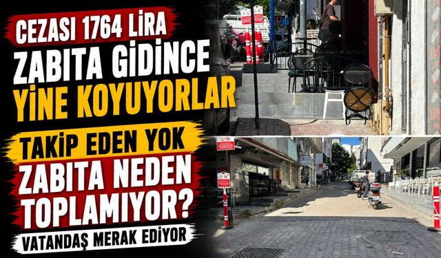 YAYALAR KALDIRIMDA YÜRÜYEMEMEKTEN ŞİKAYETÇİ