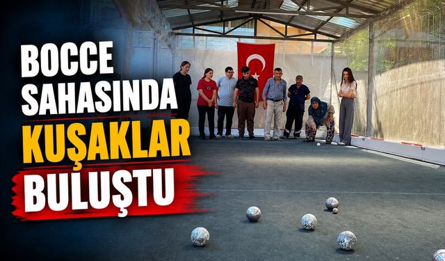 BOCCE SAHASINDA KUŞAKLAR BULUŞTU