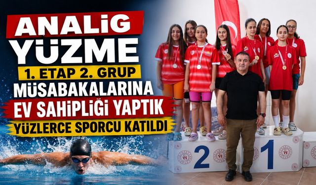 YÜZME MÜSABAKALARINDA MADALYALAR SAHİPLERİNİ BULDU