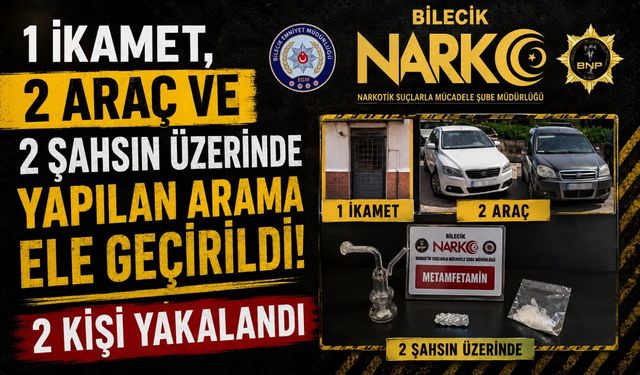 UYUŞTURUCU OPERASYONU: 2 KİŞİ YAKALANDI