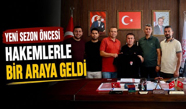 YENİ SEZON ÖNCESİ HAKEMLİK MASAYA YATIRILDI