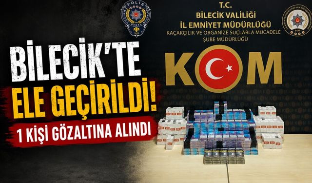 590 PAKET KAÇAK SİGARA ELE GEÇİRİLDİ