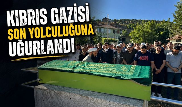 KIBRIS GAZİSİ ERTUĞRUL PEHLİVAN SON YOLCULUĞUNA UĞURLANDI