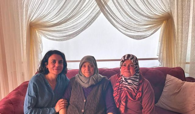 DEPREM ŞEHİDİNİN AİLESİNE VEFA ZİYARETİ