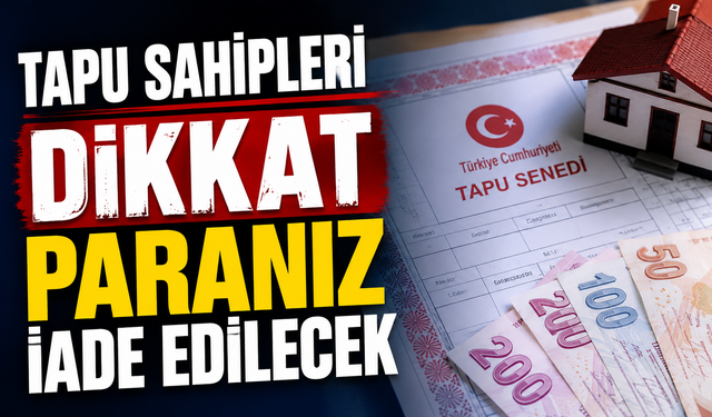 PARANIZ İADE EDİLECEK