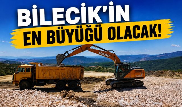 BİLECİK'İN EN BÜYÜK PARKINDA ÇALIŞMALAR DEVAM EDİYOR
