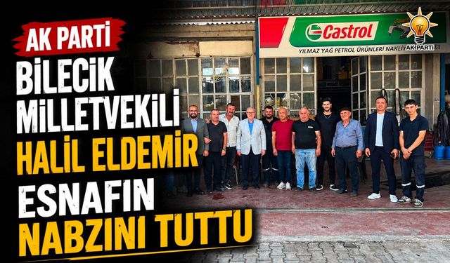 AK PARTİ HEYETİ SANAYİ ESNAFIYLA BİR ARAYA GELDİ