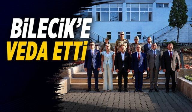 BİLECİK JANDARMA EĞİTİM KOMUTANI TUĞGENERAL YUSUF ASLAN'A VEDA