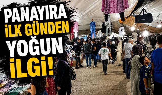 PAZARYERİ PANAYIRINA İLK GÜNDEN YOĞUN İLGİ