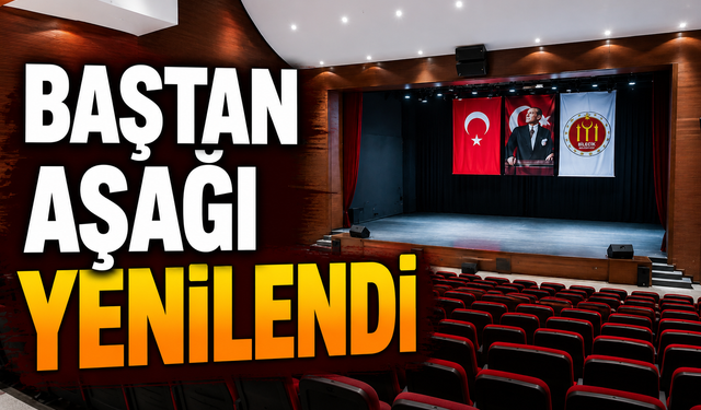 BAŞTAN AŞAĞI YENİLENDİ