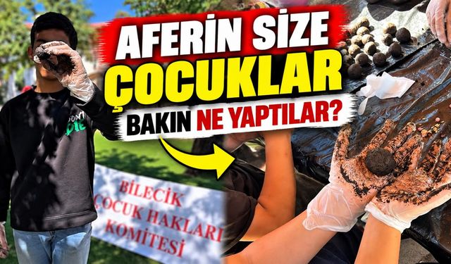 ÇOCUKLAR DOĞA İÇİN TOHUM TOPU HAZIRLADI