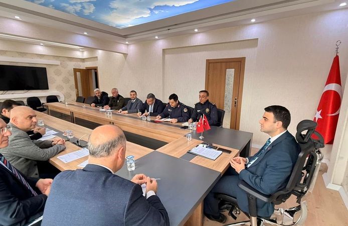 ORMAN YANGINLARIYLA MÜCADELE TOPLANTISI GERÇEKLEŞTİRİLDİ