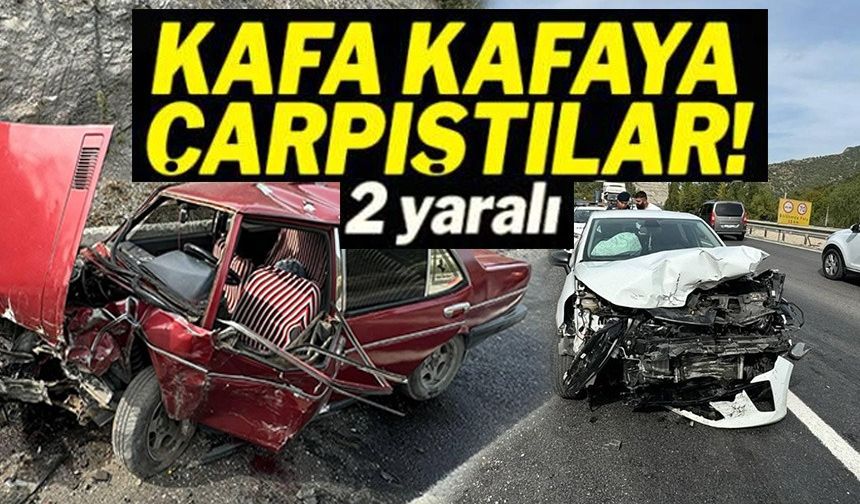 KAFA KAFAYA ÇARPIŞTILAR! 2 YARALI