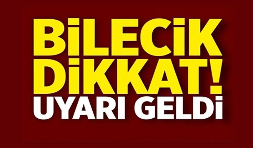 BİLECİK VE ÇEVRESİ İÇİN ZİRAİ DON UYARISI YAPILDI