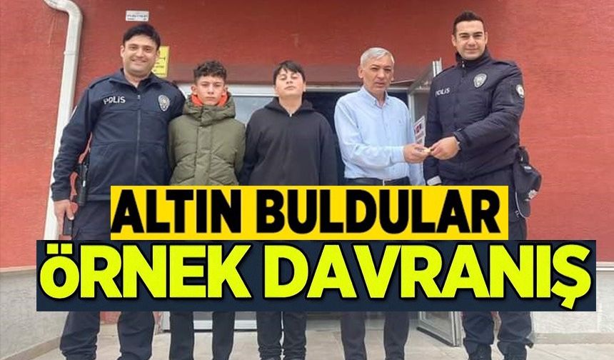 ÖĞRENCİLERDEN ÖRNEK DAVRANIŞ