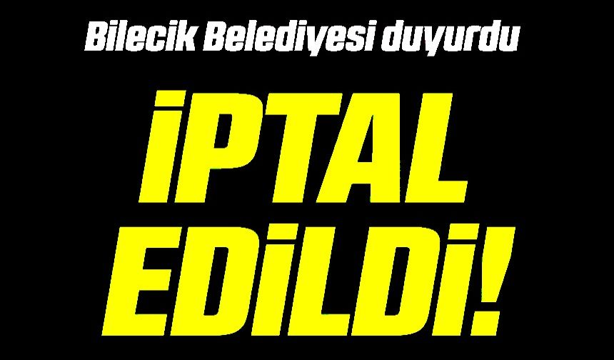 KONSER İPTAL EDİLDİ!