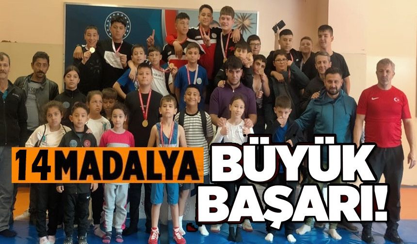 CUMHURİYET KUPASI’NDAN 14 MADALYA İLE DÖNDÜLER