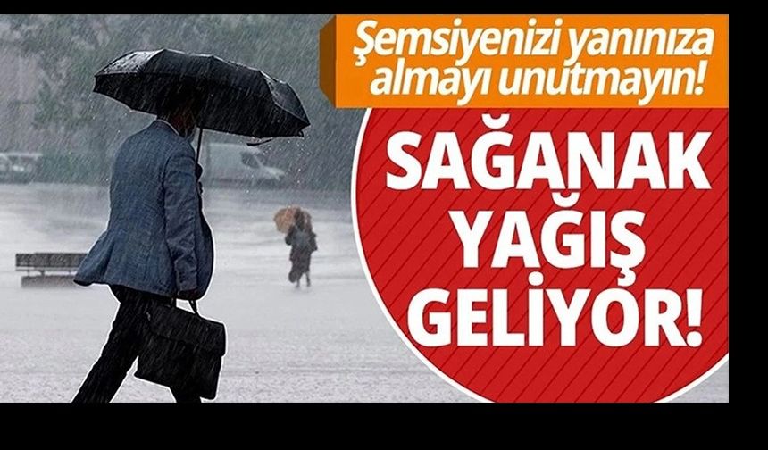 BİLECİK'TE YAĞMUR VE SAĞANAK YAĞIŞ BEKLENİYOR