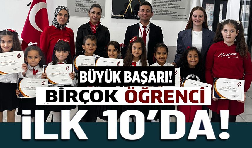 BİLECİK AÇI KOLEJİ ÖĞRENCİLERİNDEN TÜRKİYE GENELİNDE BÜYÜK BAŞARI!