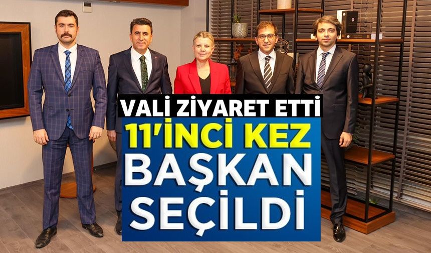 11.'NCİ KEZ BAŞKAN SEÇİLDİ