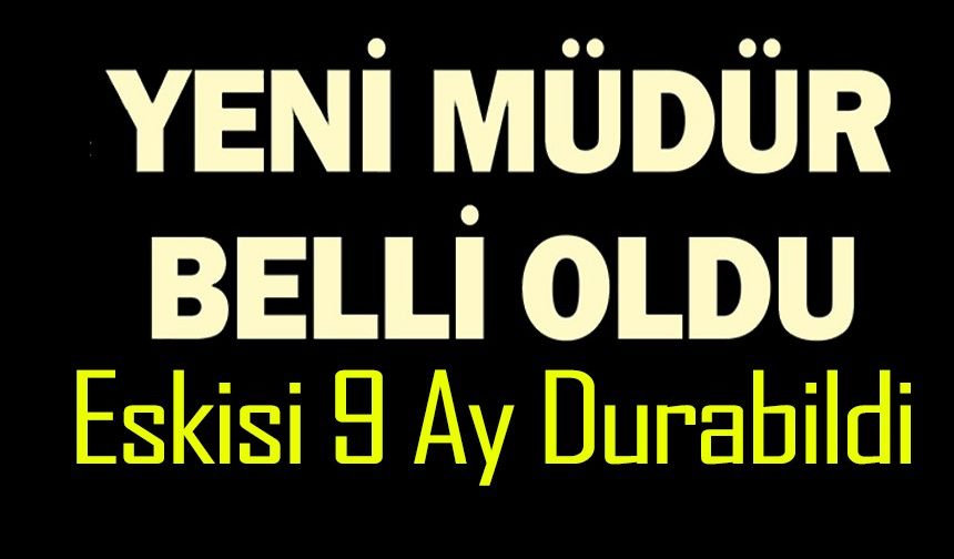 YENİ İL MÜDÜRÜ GÖREVE BAŞLADI