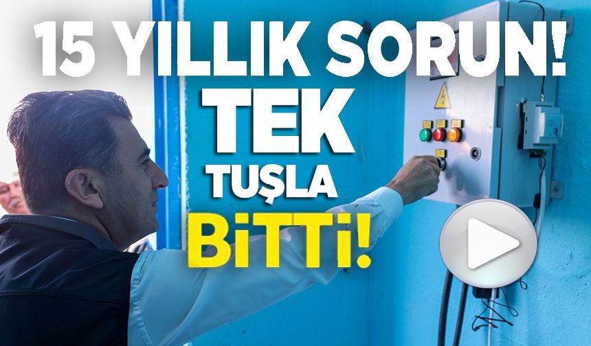 BİLECİK'TE 15 YILLIK SU SORUNU ÇÖZÜLDÜ