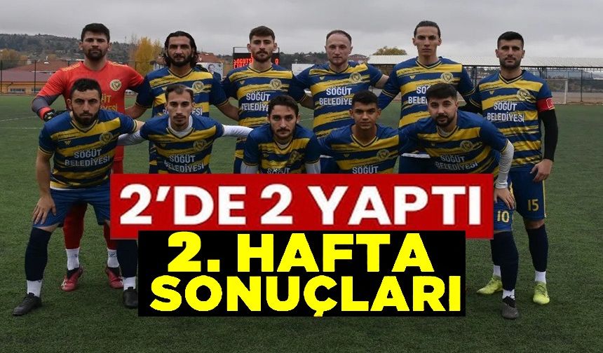 BİLECİK 1. AMATÖR LİG'DE 2'İNCİ HAFTA GERİDE KALDI