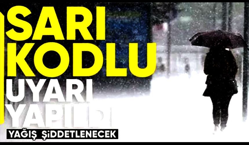 METEOROLOJİ'DEN SARI KOKD UYARISI!