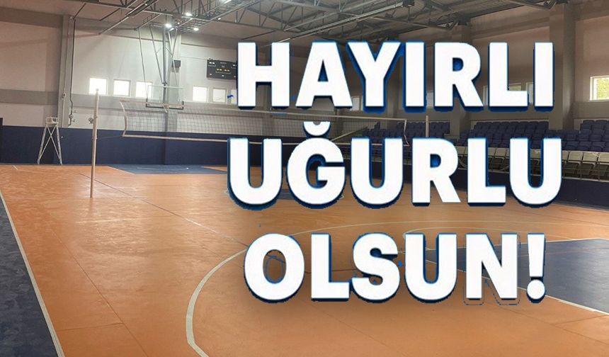 250 KİŞİLİK KAPASİTEYE SAHİP OLAN SPOR SALONU HİZMETE AÇILDI