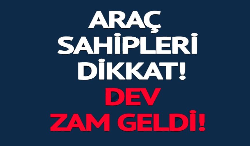 ARAÇ SAHİPLERİ DİKKAT! MOTORİNE ZAM GELDİ!