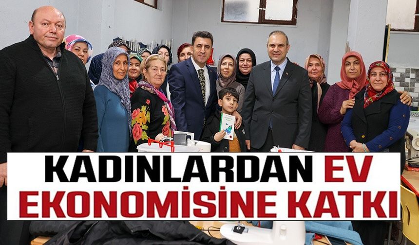 EL İŞİ GÖZ NURU ÜRÜNLER ÜRETEREK, EV EKONOMİSİNE KATKIDA BULUNUYORLAR