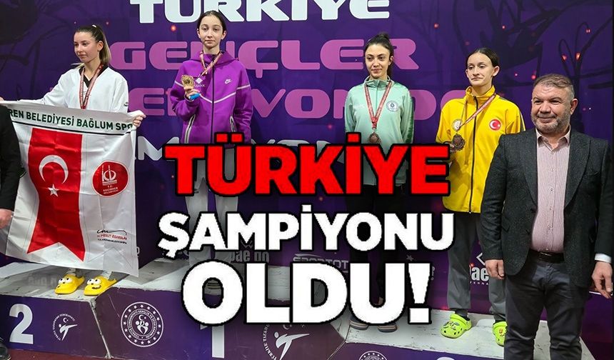 TÜRKİYE ŞAMPİYONU OLDU!