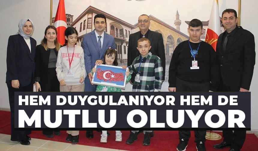 ÖZEL ÇOCUKLARDAN ANLAMLI HEDİYE