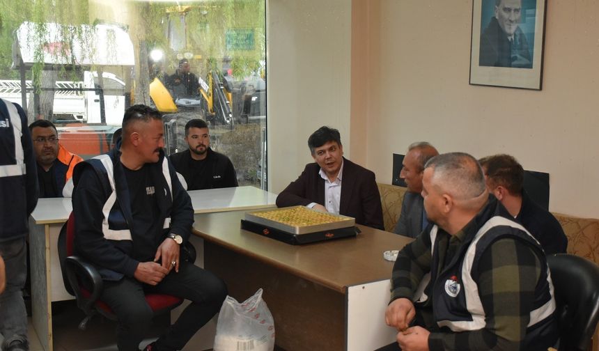 BAŞKANDAN BELEDİYE BİRİMLERE İNCELEME