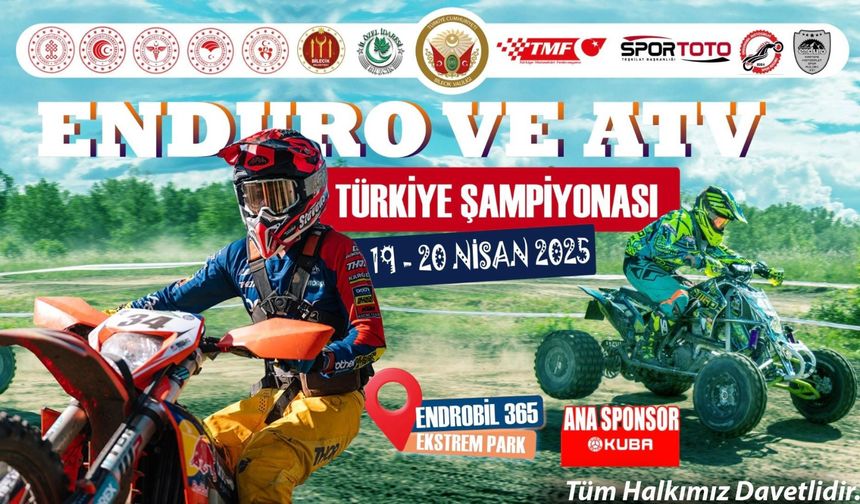 ENDURO VE ATV TÜRKİYE ŞAMPİYONASI’NDA GERİ SAYIM BAŞLADI