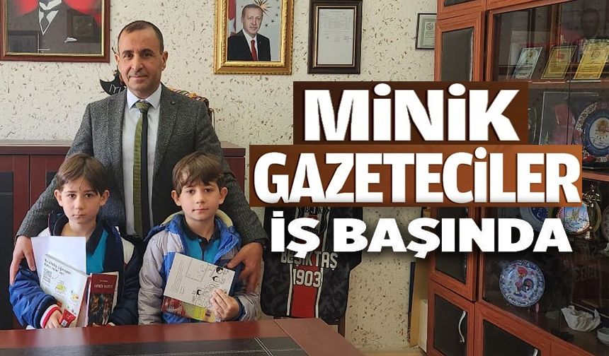 PARLAK GELECEĞİN HABERCİSİ MİNİK GAZETECİLERDEN İLHAM VEREN RÖPORTAJ
