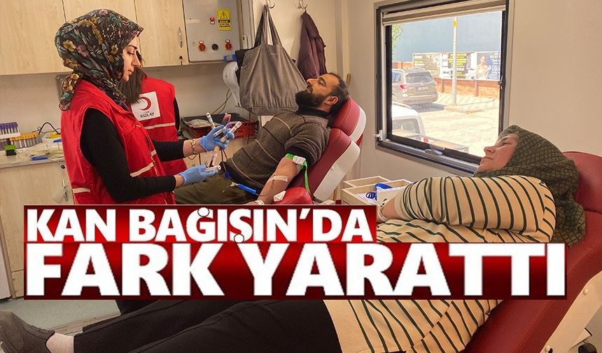 GÖLPAZARI KAN BAĞIŞINDA REKOR KIRDI