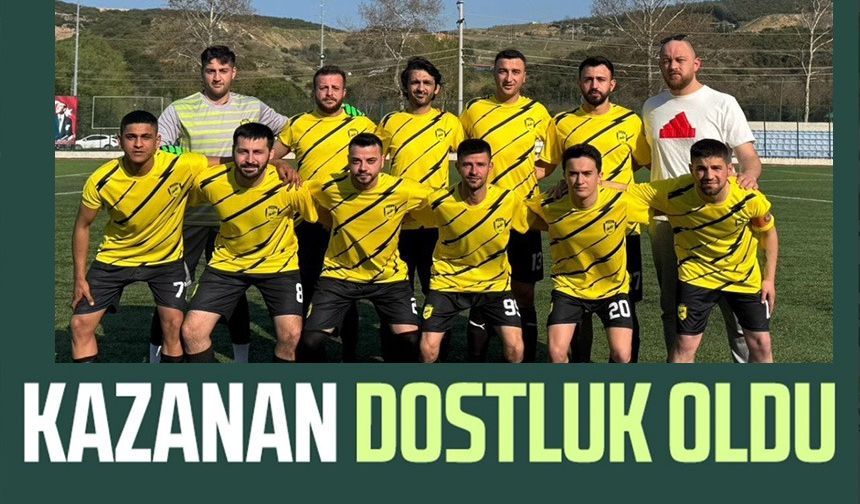 BAYIRKÖY'DE OYNANAN MAÇTA CENTİLMENLİK ÖNE ÇIKTI