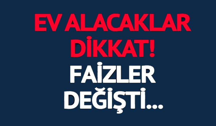1 MİLYON TL KONUT KREDİSİNİN 5 YIL VADELİ GERİ ÖDEMESİ BELLİ OLDU