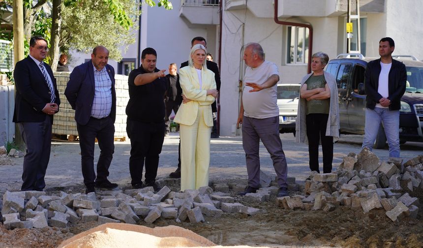 BAŞKAN SUBAŞI, SAHADA ÇALIŞMALARI İNCELEDİ