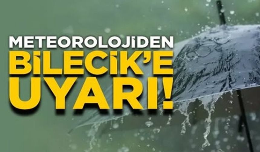 KUVVETLİ GÖK GÜRÜLTÜLÜ SAĞANAK YAĞIŞ UYARISI VERİLDİ